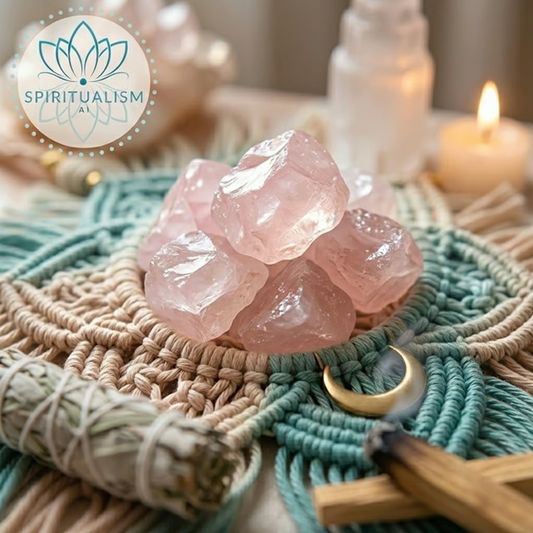 5 Rose Quartz Rough | Raw Love Crystal | Heart Chakra Stone | Stardust Market