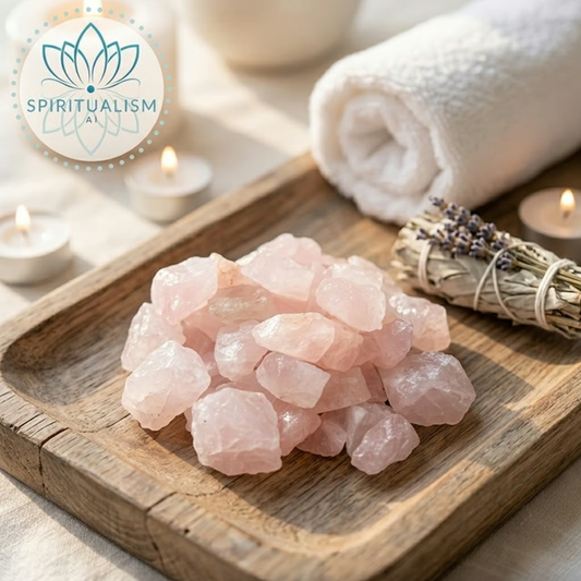 5 Madagascar Rose Quartz | Raw Love Crystal | Heart Chakra Stone | Stardust Market