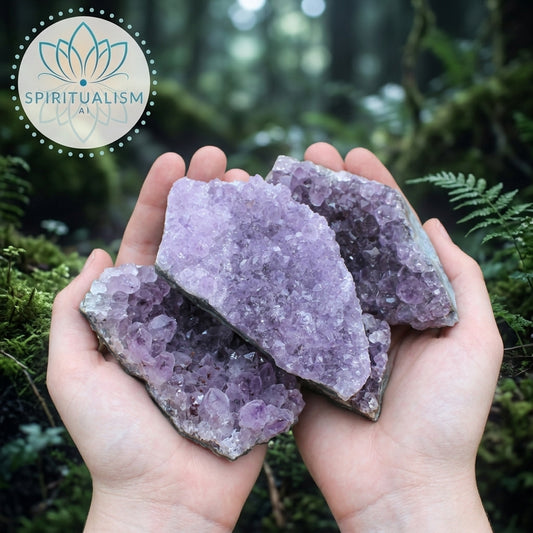 Amethyst B Grade Cluster | Natural Crystal | Altar Stone | Stardust Market