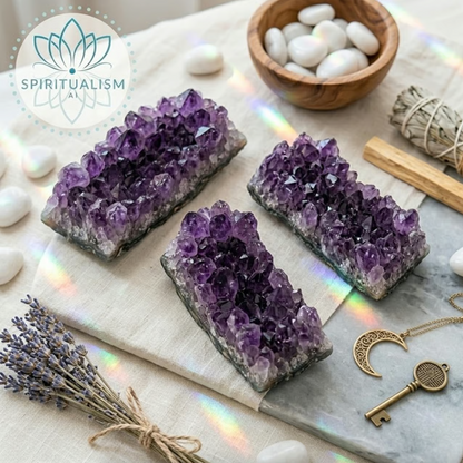 Amethyst A Grade Cluster | High Vibration Crystal | Altar Stone | Stardust Market