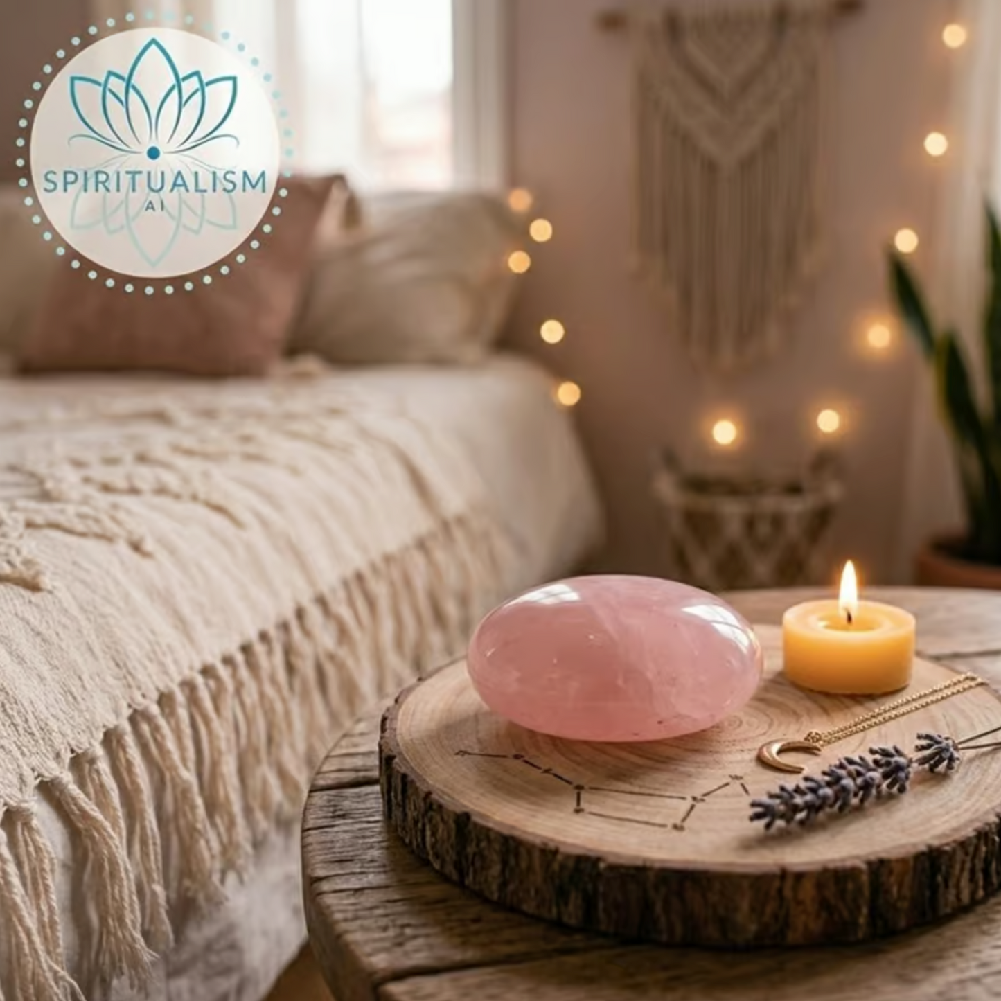 Rose Quartz Pebble Palm Stone | Love Crystal | Heart Chakra Stone | Stardust Market