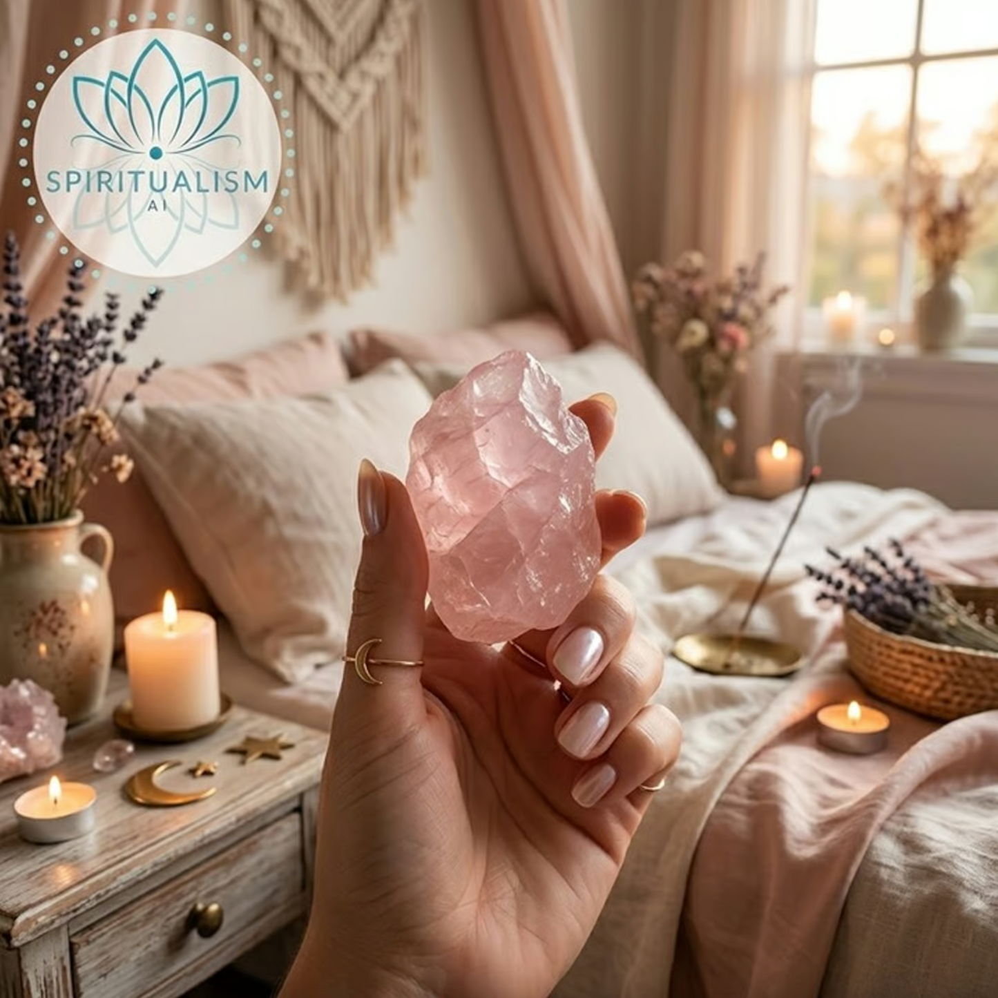 5 Rose Quartz Rough | Raw Love Crystal | Heart Chakra Stone | Stardust Market