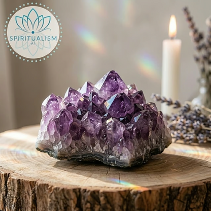 Amethyst A Grade Cluster | High Vibration Crystal | Altar Stone | Stardust Market