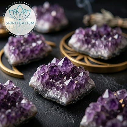 Amethyst A Grade Cluster | High Vibration Crystal | Altar Stone | Stardust Market