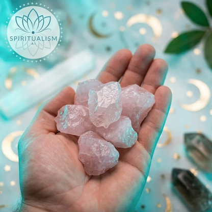 5 Madagascar Rose Quartz | Raw Love Crystal | Heart Chakra Stone | Stardust Market