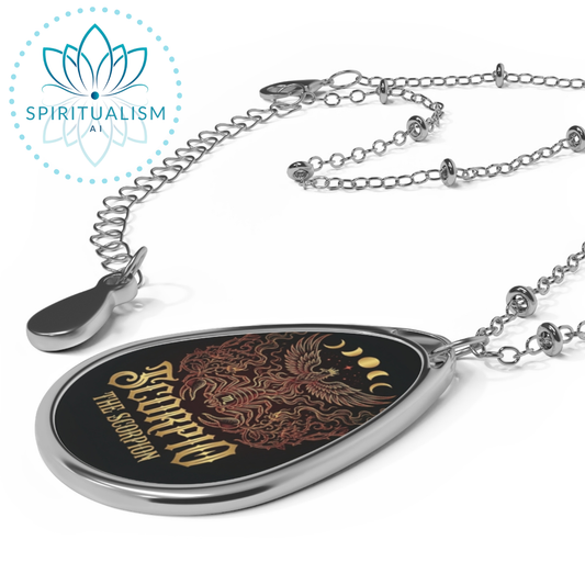 Scorpio Zodiac Pendant Necklace | Dawn of the Zodiac | Spiritualism AI