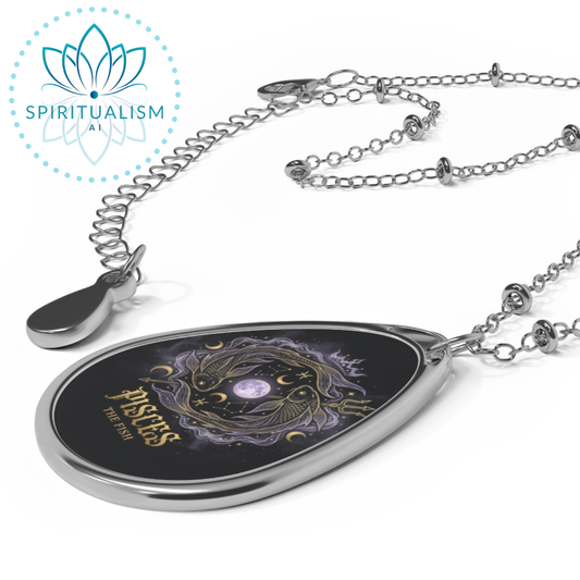 Pisces Zodiac Pendant Necklace | Dawn of the Zodiac | Spiritualism AI