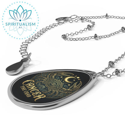 Cancer Zodiac Pendant Necklace | Dawn of the Zodiac | Spiritualism AI