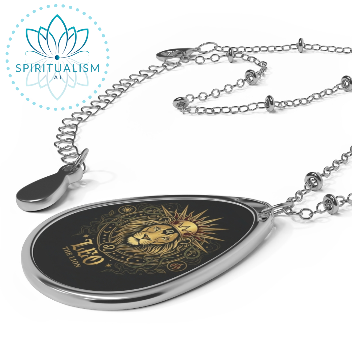 Leo Zodiac Pendant Necklace | Dawn of the Zodiac | Spiritualism AI