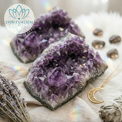 Amethyst A Grade Cluster | High Vibration Crystal | Altar Stone | Stardust Market