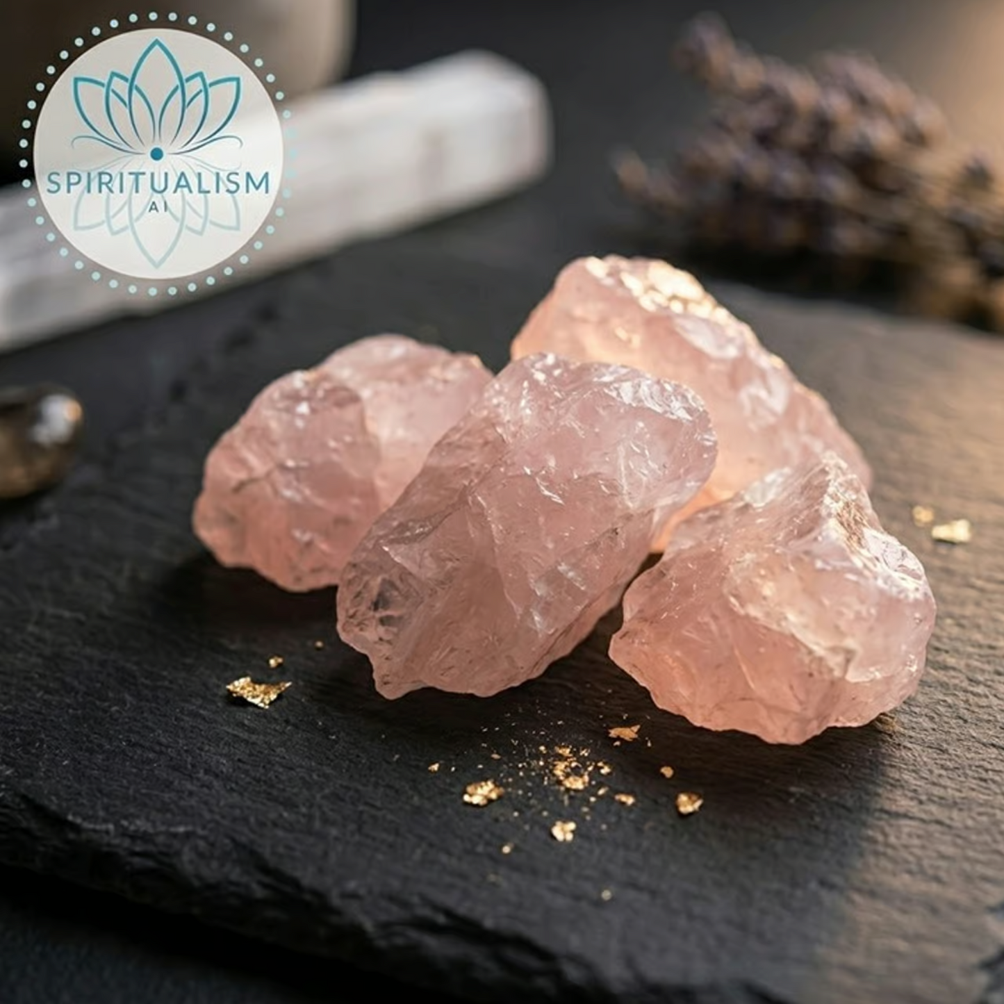 5 Rose Quartz Rough | Raw Love Crystal | Heart Chakra Stone | Stardust Market