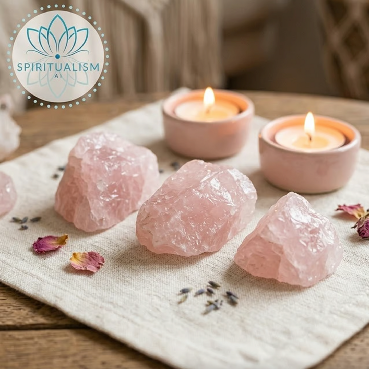 5 Rose Quartz Rough | Raw Love Crystal | Heart Chakra Stone | Stardust Market