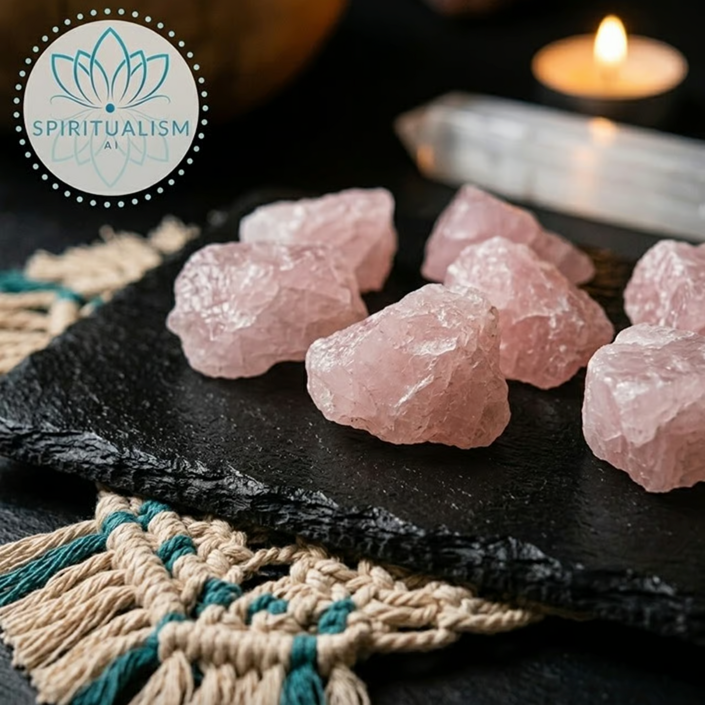 5 Rose Quartz Rough | Raw Love Crystal | Heart Chakra Stone | Stardust Market