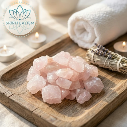 5 Madagascar Rose Quartz | Raw Love Crystal | Heart Chakra Stone | Stardust Market