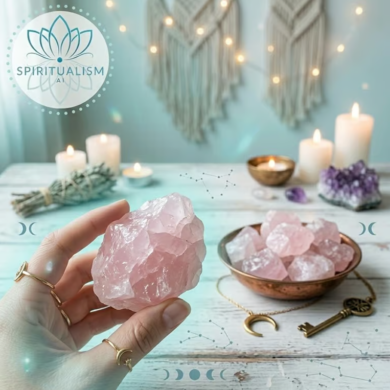 5 Madagascar Rose Quartz | Raw Love Crystal | Heart Chakra Stone | Stardust Market