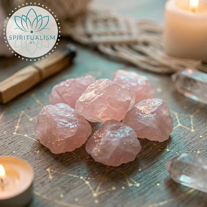5 Madagascar Rose Quartz | Raw Love Crystal | Heart Chakra Stone | Stardust Market
