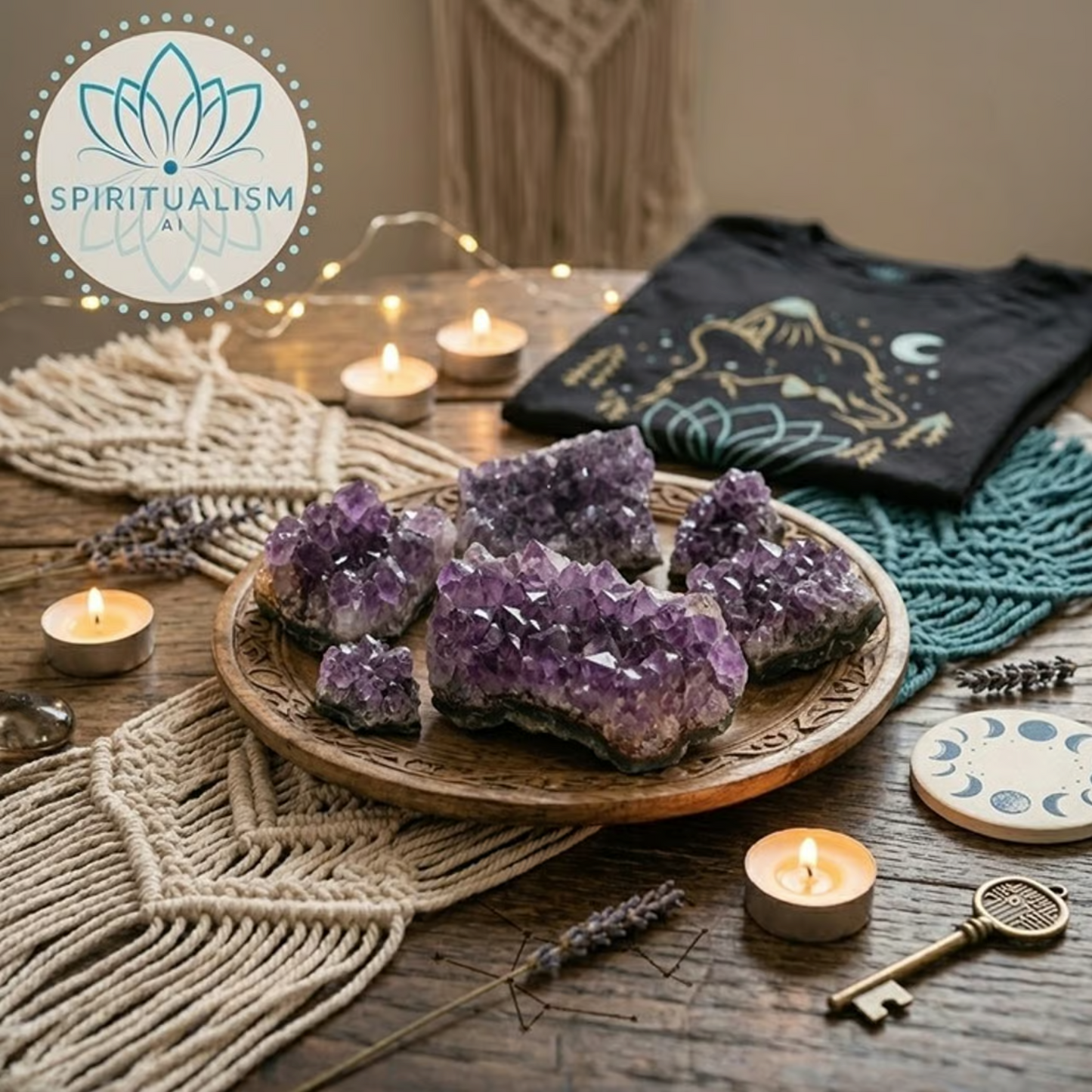 Amethyst A Grade Cluster | High Vibration Crystal | Altar Stone | Stardust Market
