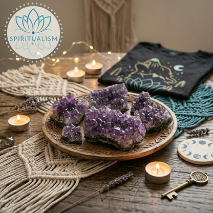 Amethyst A Grade Cluster | High Vibration Crystal | Altar Stone | Stardust Market