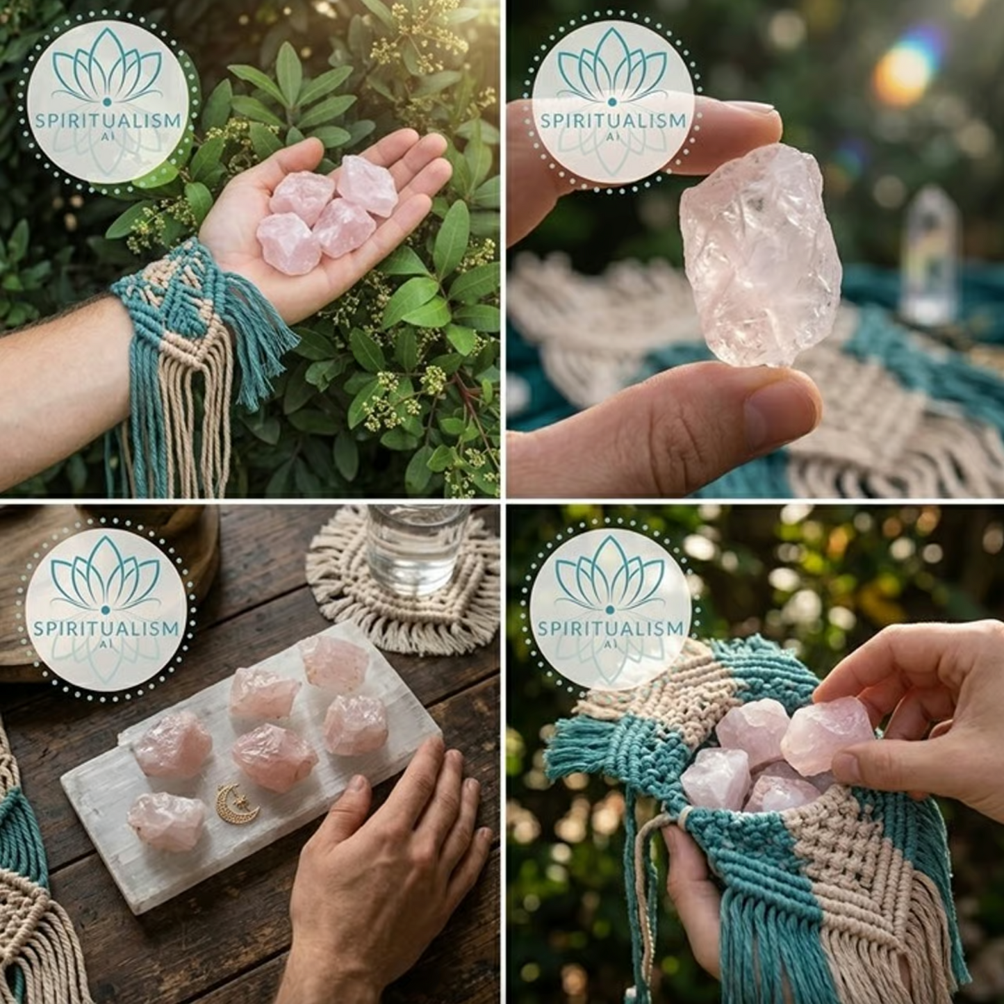 5 Rose Quartz Rough | Raw Love Crystal | Heart Chakra Stone | Stardust Market