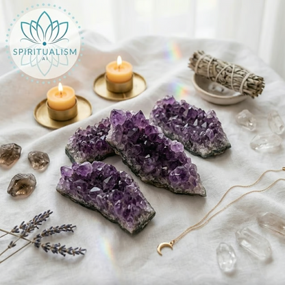 Amethyst A Grade Cluster | High Vibration Crystal | Altar Stone | Stardust Market