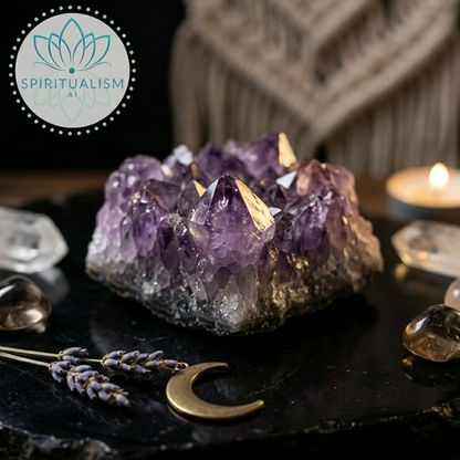 Amethyst A Grade Cluster | High Vibration Crystal | Altar Stone | Stardust Market