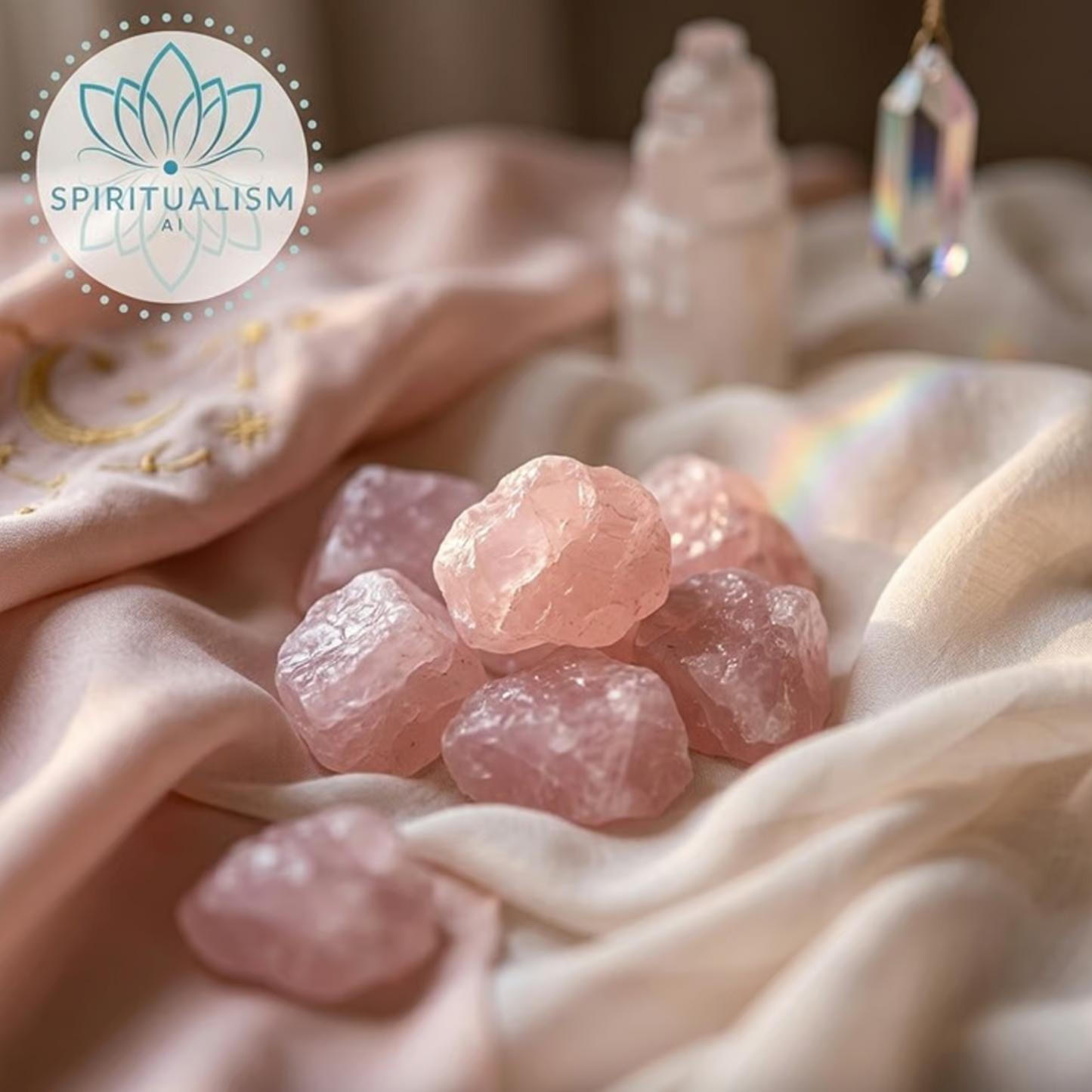 5 Madagascar Rose Quartz | Raw Love Crystal | Heart Chakra Stone | Stardust Market