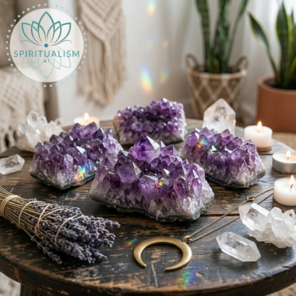 Amethyst A Grade Cluster | High Vibration Crystal | Altar Stone | Stardust Market