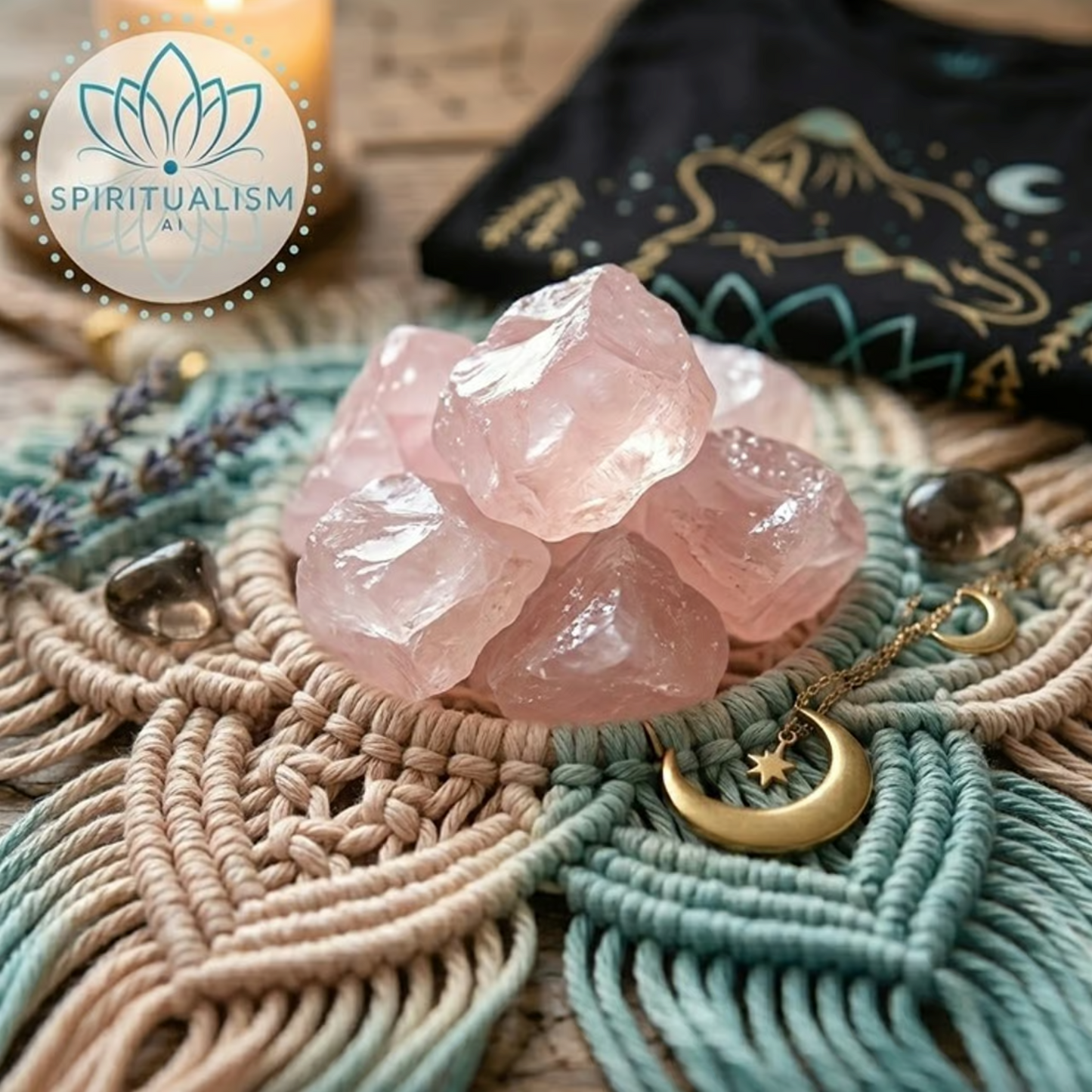 5 Rose Quartz Rough | Raw Love Crystal | Heart Chakra Stone | Stardust Market