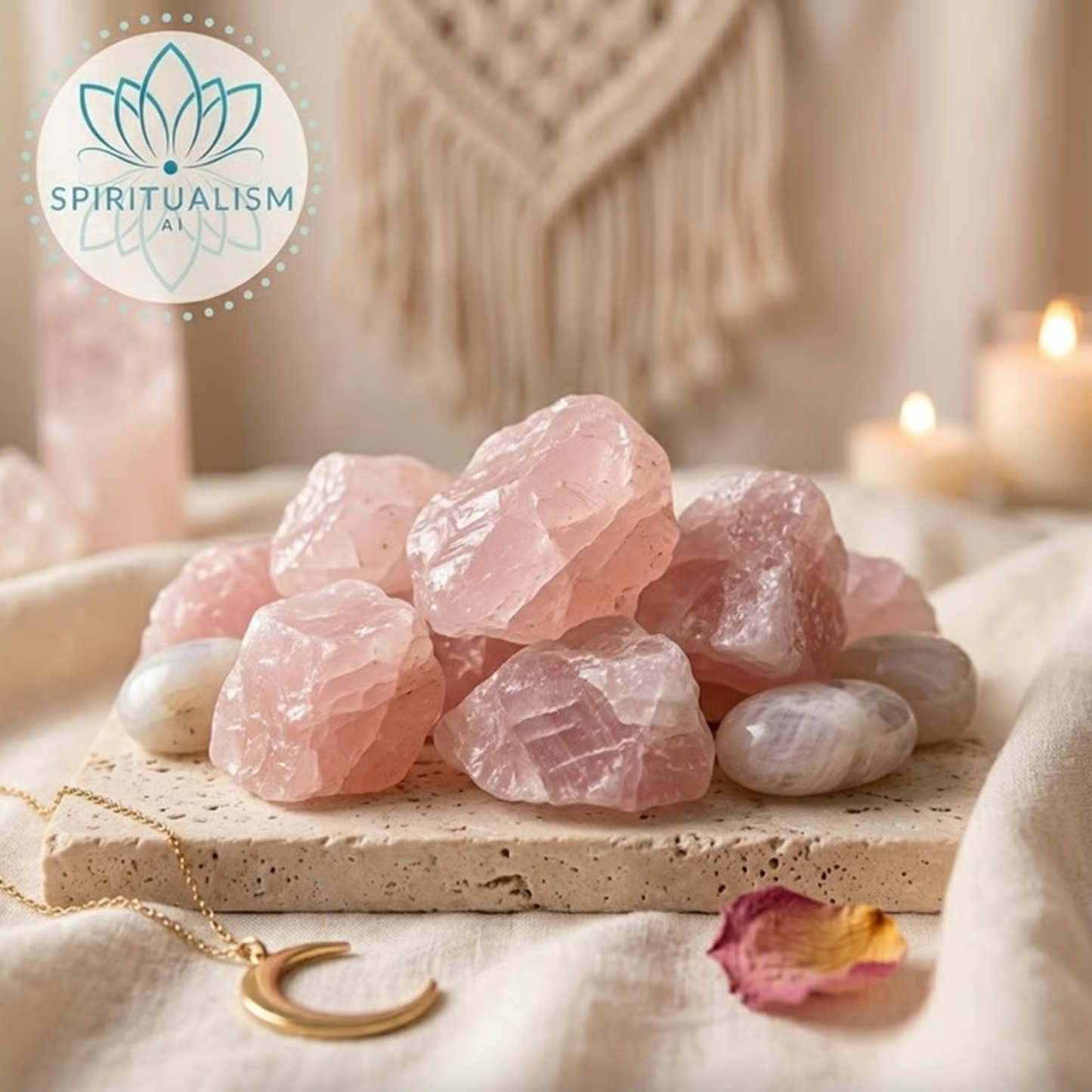 5 Rose Quartz Rough | Raw Love Crystal | Heart Chakra Stone | Stardust Market