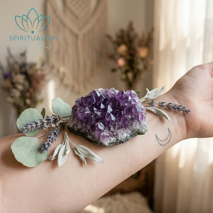 Amethyst A Grade Cluster | High Vibration Crystal | Altar Stone | Stardust Market