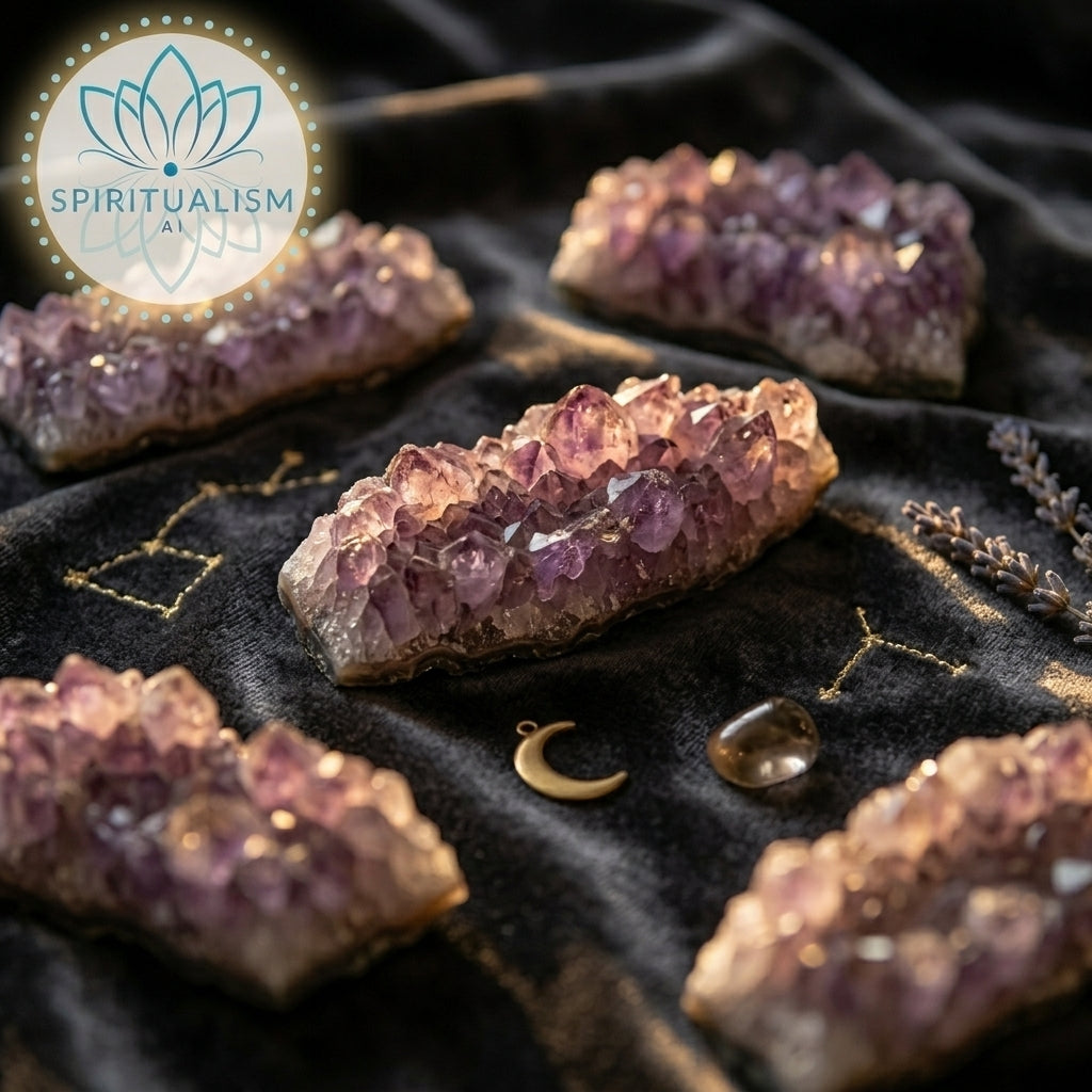 Amethyst B Grade Cluster | Natural Crystal | Altar Stone | Stardust Market
