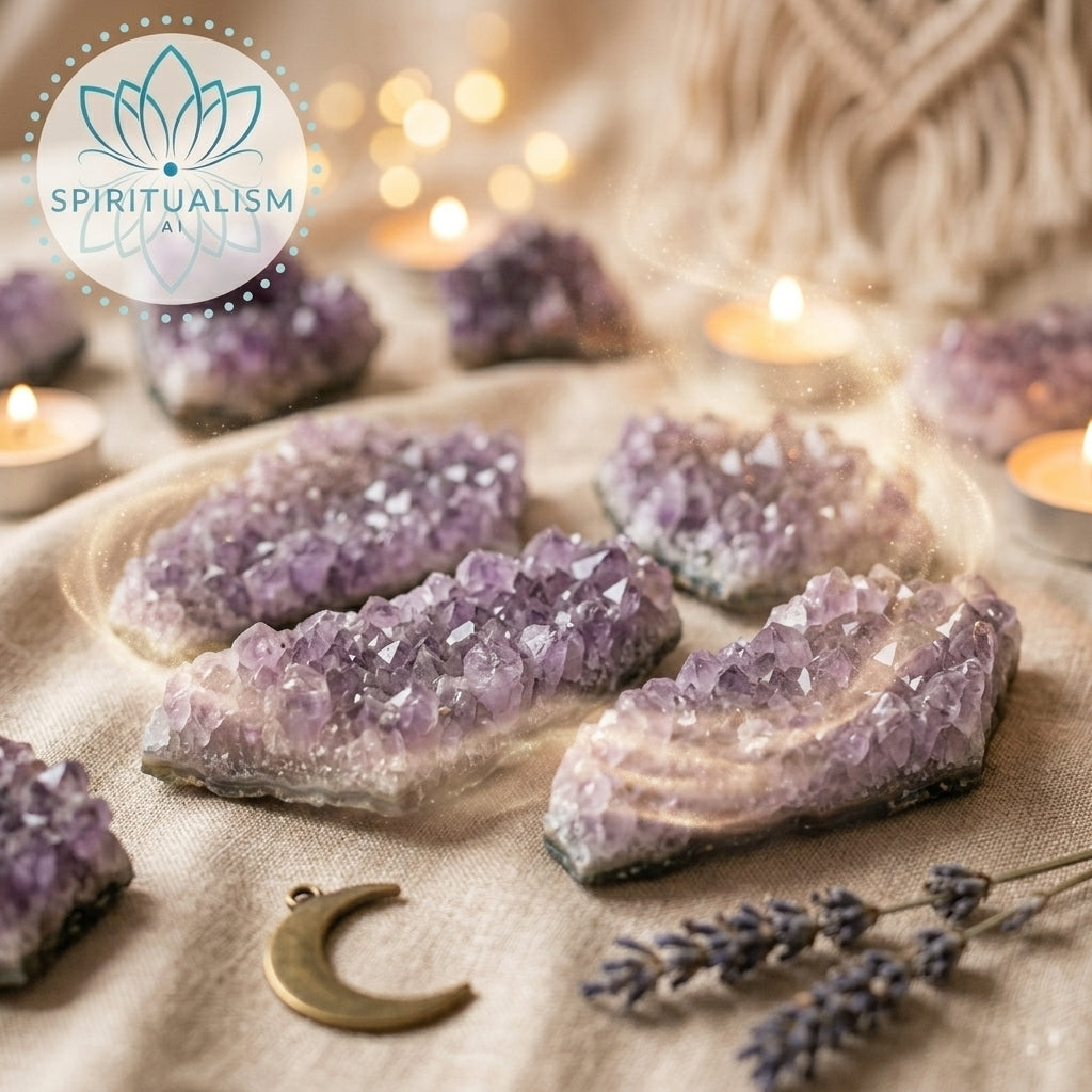 Amethyst B Grade Cluster | Natural Crystal | Altar Stone | Stardust Market