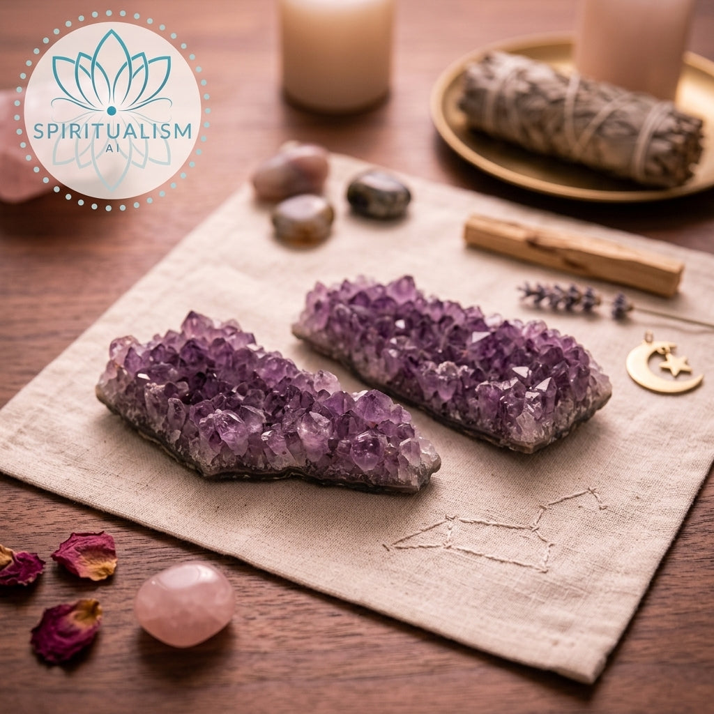 Amethyst B Grade Cluster | Natural Crystal | Altar Stone | Stardust Market