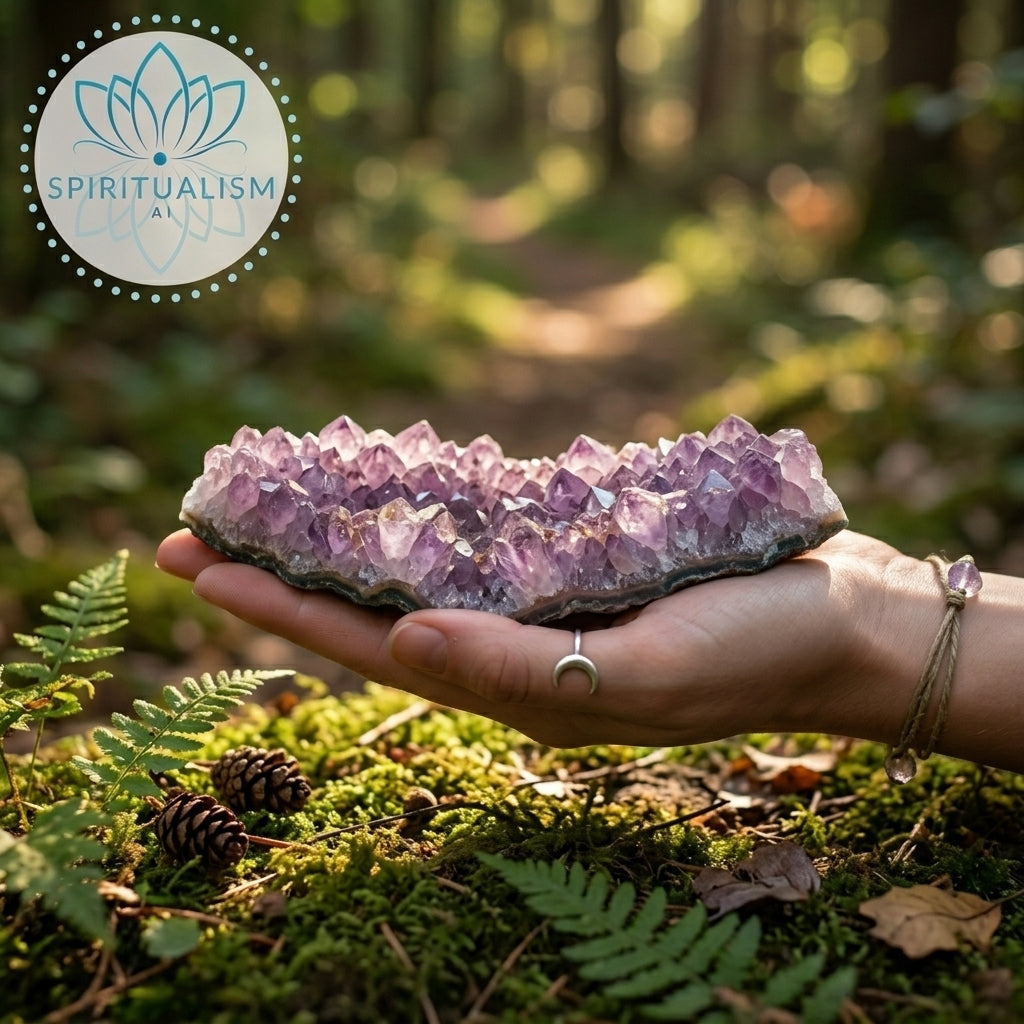 Amethyst B Grade Cluster | Natural Crystal | Altar Stone | Stardust Market