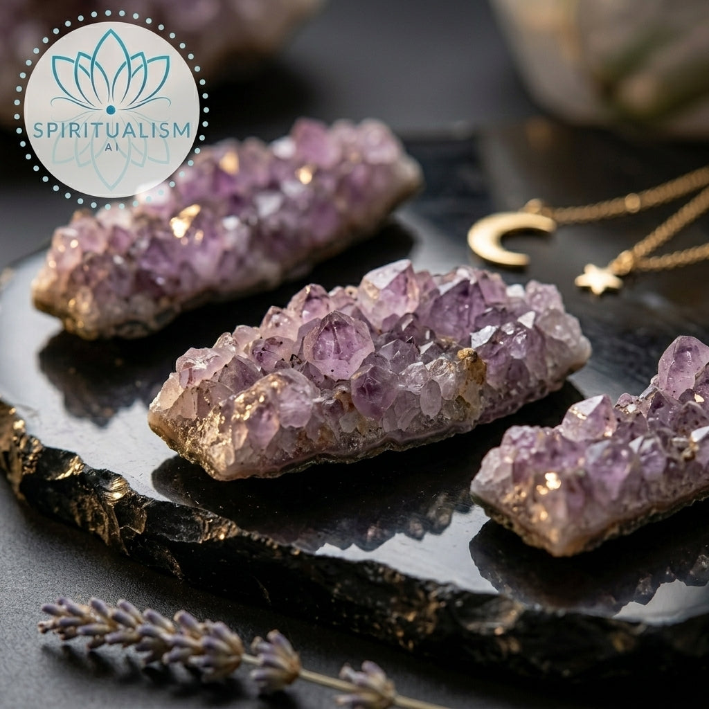 Amethyst B Grade Cluster | Natural Crystal | Altar Stone | Stardust Market