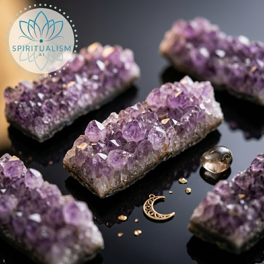 Amethyst B Grade Cluster | Natural Crystal | Altar Stone | Stardust Market