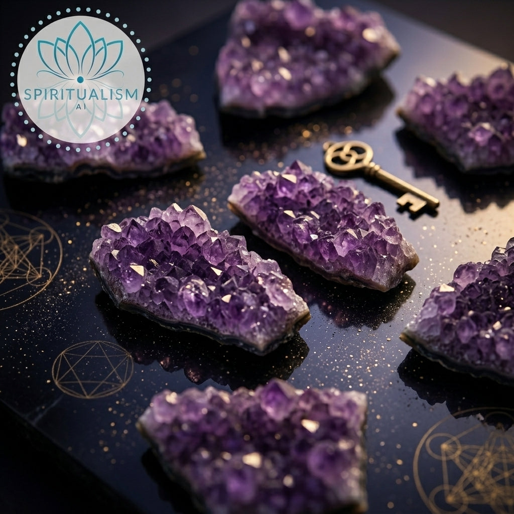 Amethyst B Grade Cluster | Natural Crystal | Altar Stone | Stardust Market