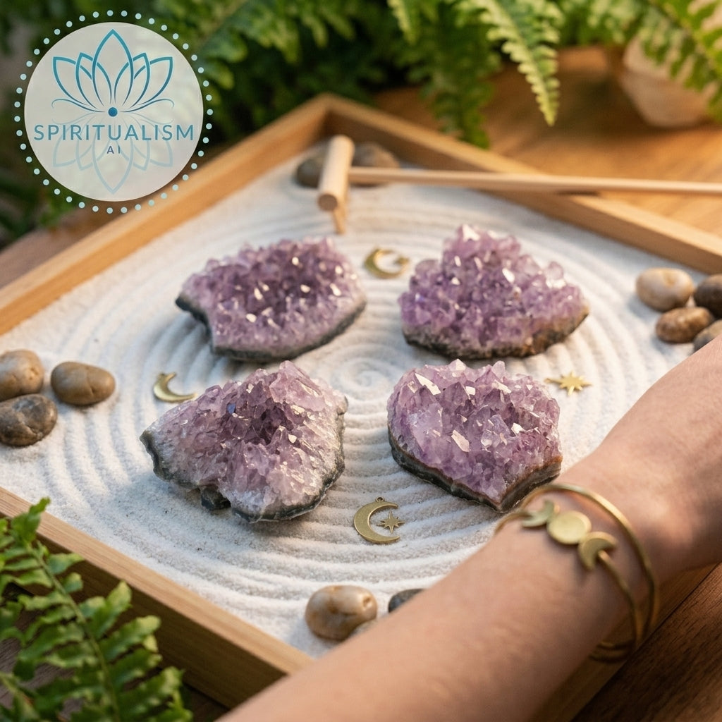 Amethyst B Grade Cluster | Natural Crystal | Altar Stone | Stardust Market