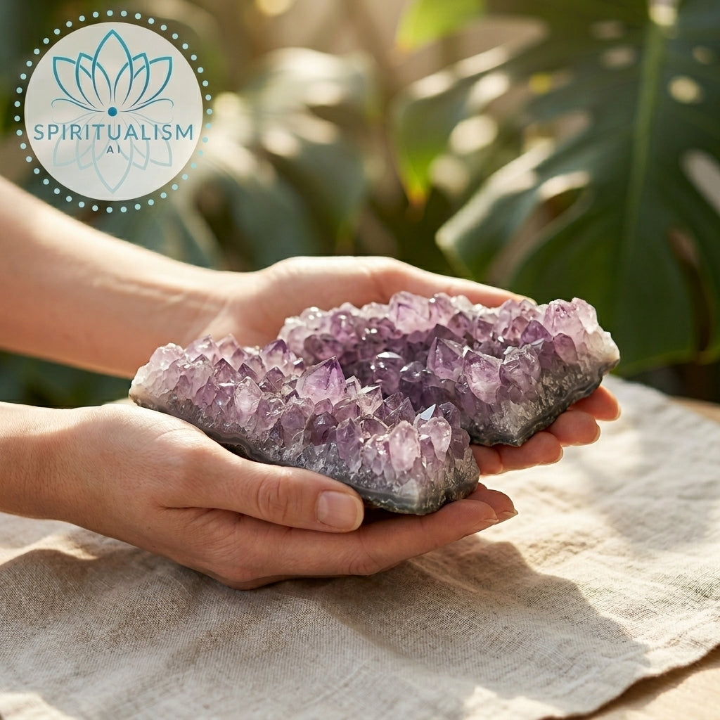 Amethyst B Grade Cluster | Natural Crystal | Altar Stone | Stardust Market