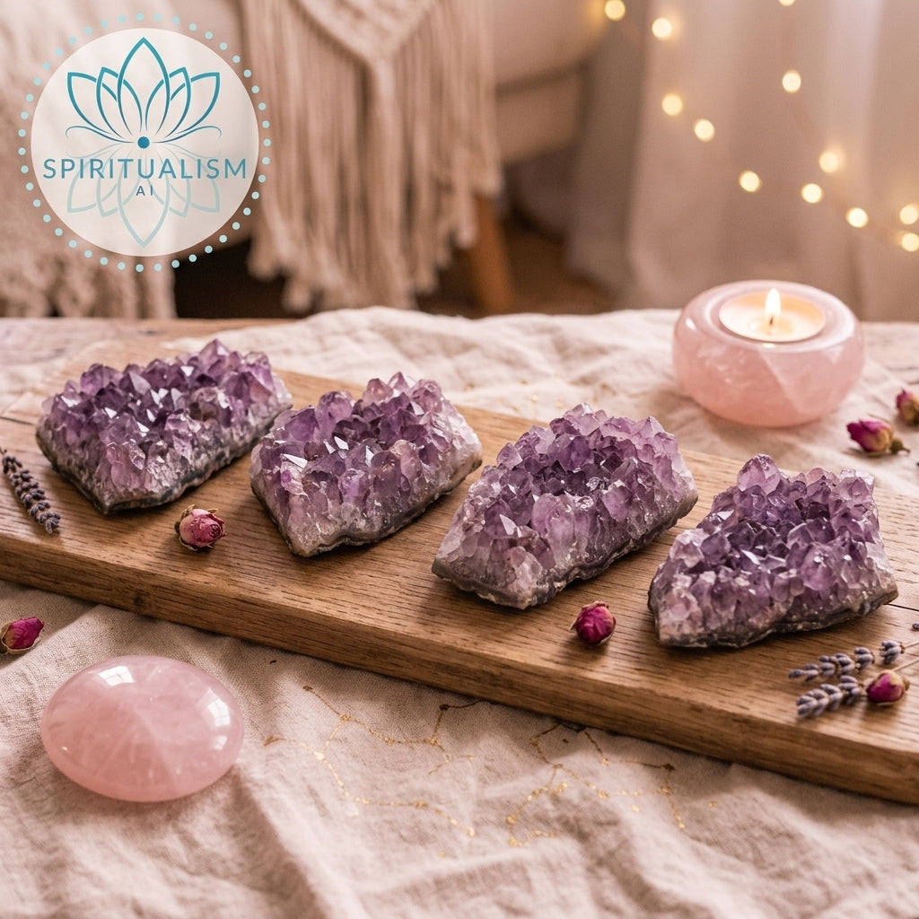 Amethyst B Grade Cluster | Natural Crystal | Altar Stone | Stardust Market