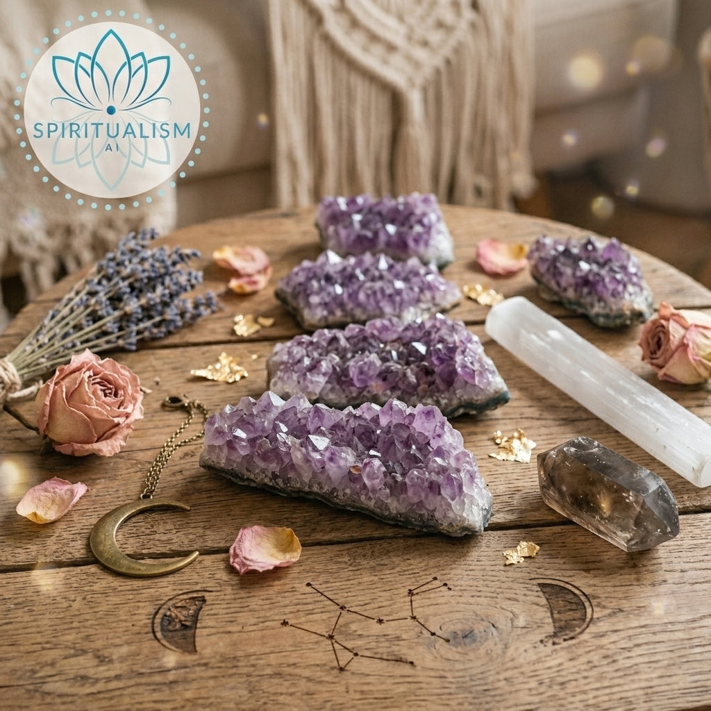 Amethyst B Grade Cluster | Natural Crystal | Altar Stone | Stardust Market