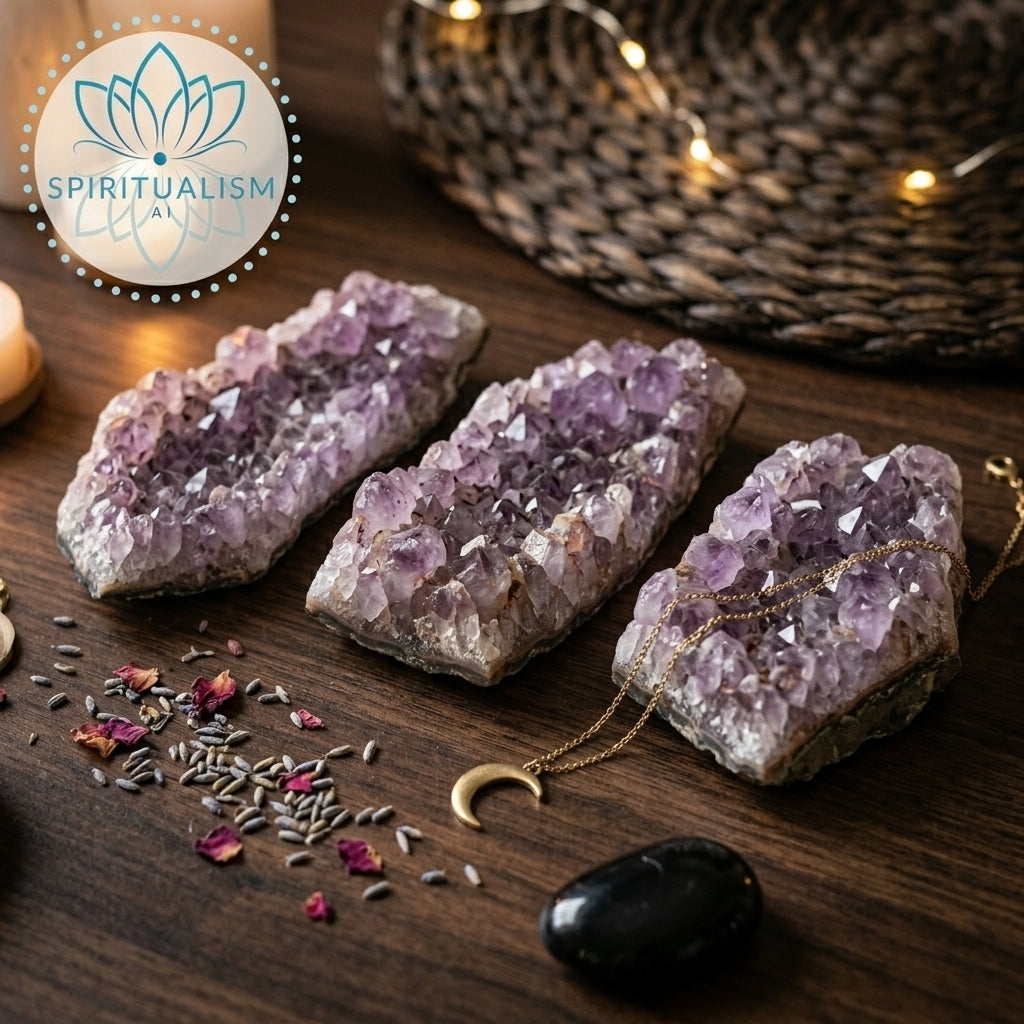 Amethyst B Grade Cluster | Natural Crystal | Altar Stone | Stardust Market