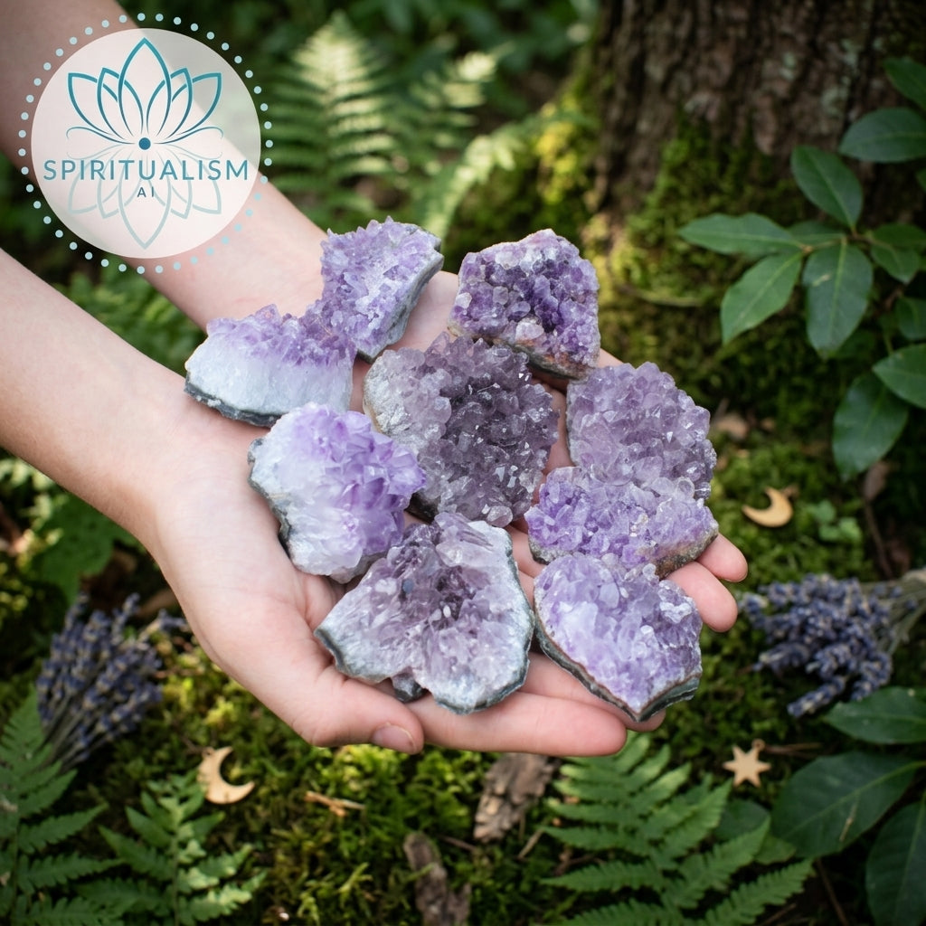 Amethyst B Grade Cluster | Natural Crystal | Altar Stone | Stardust Market