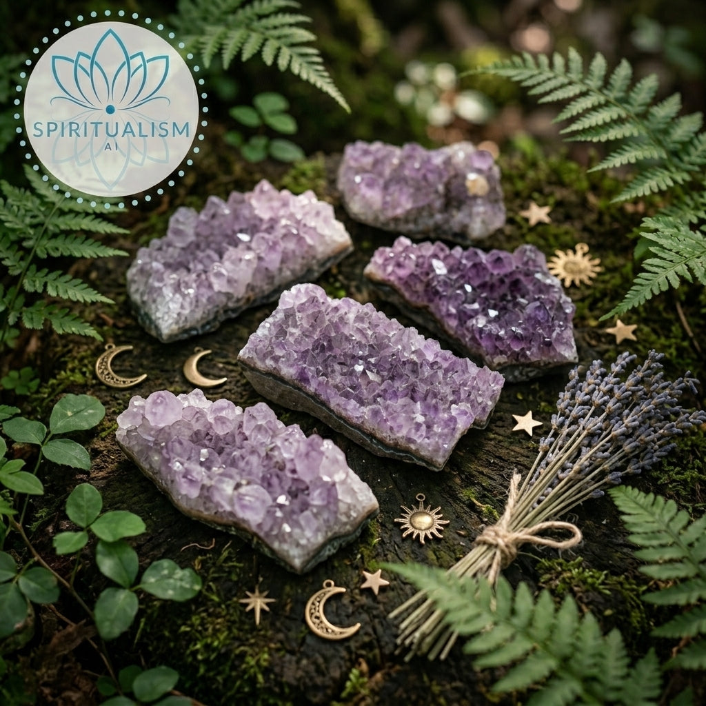 Amethyst B Grade Cluster | Natural Crystal | Altar Stone | Stardust Market