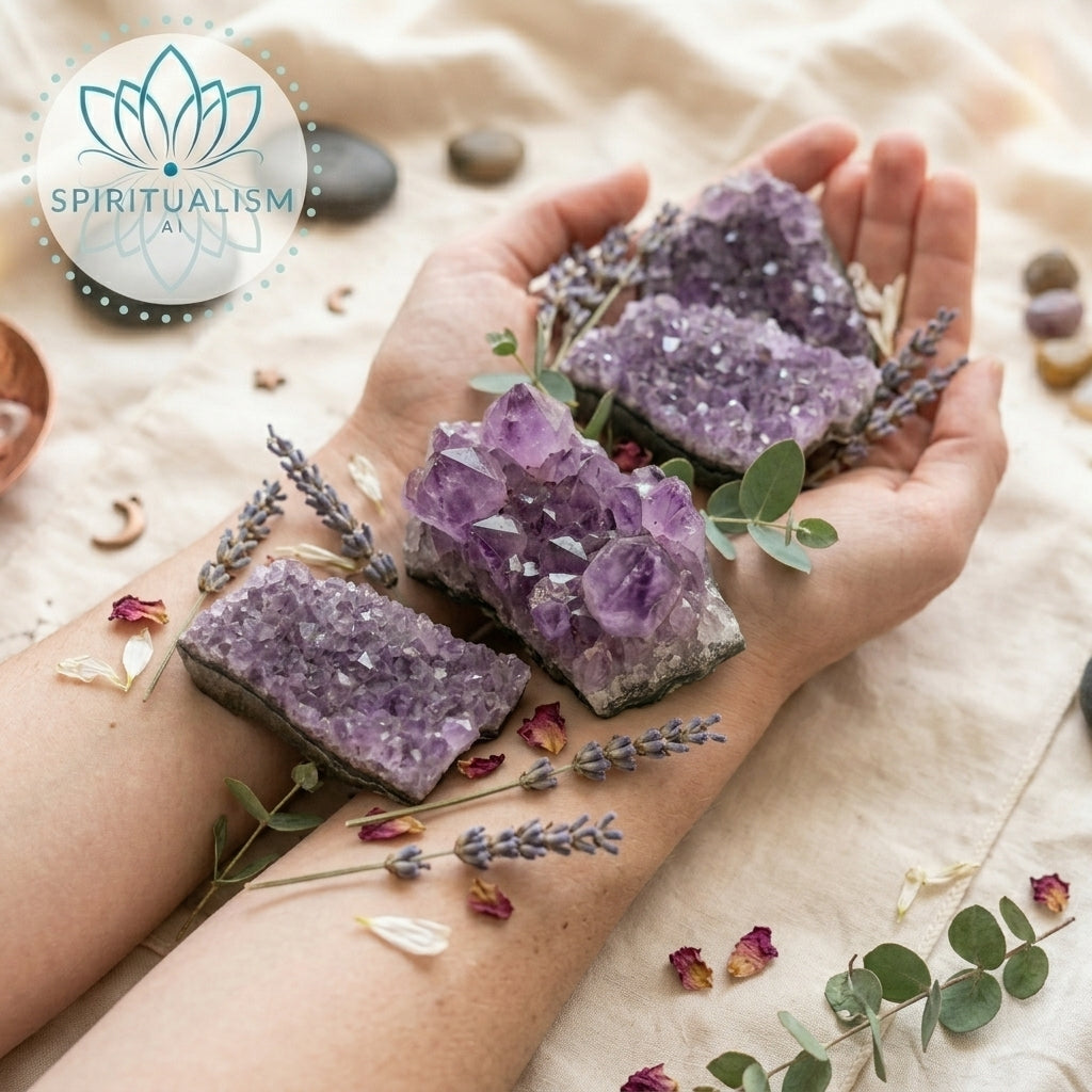 Amethyst B Grade Cluster | Natural Crystal | Altar Stone | Stardust Market