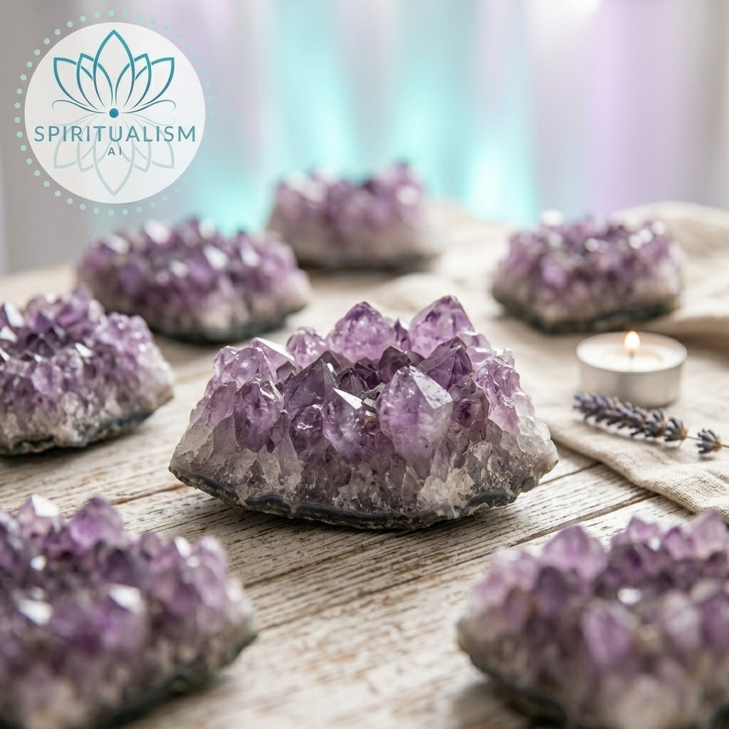 Amethyst B Grade Cluster | Natural Crystal | Altar Stone | Stardust Market