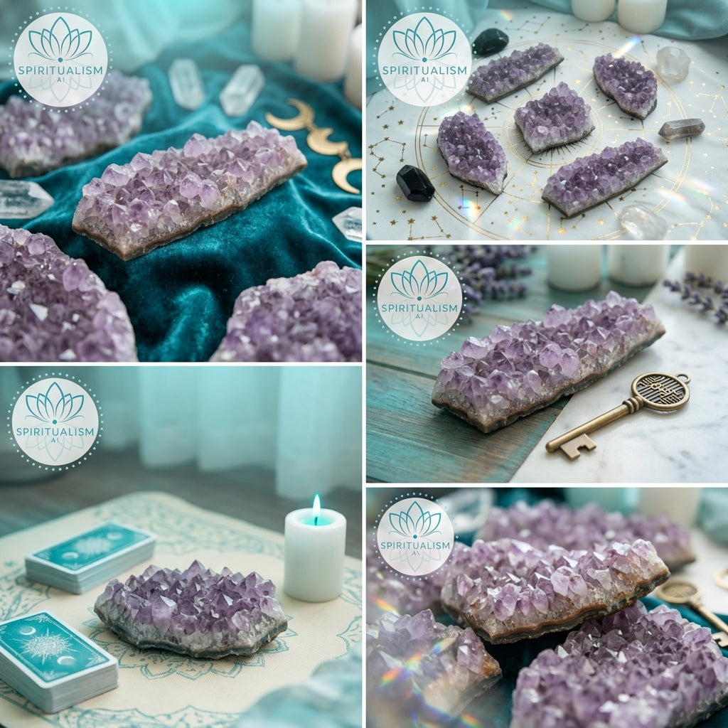 Amethyst B Grade Cluster | Natural Crystal | Altar Stone | Stardust Market
