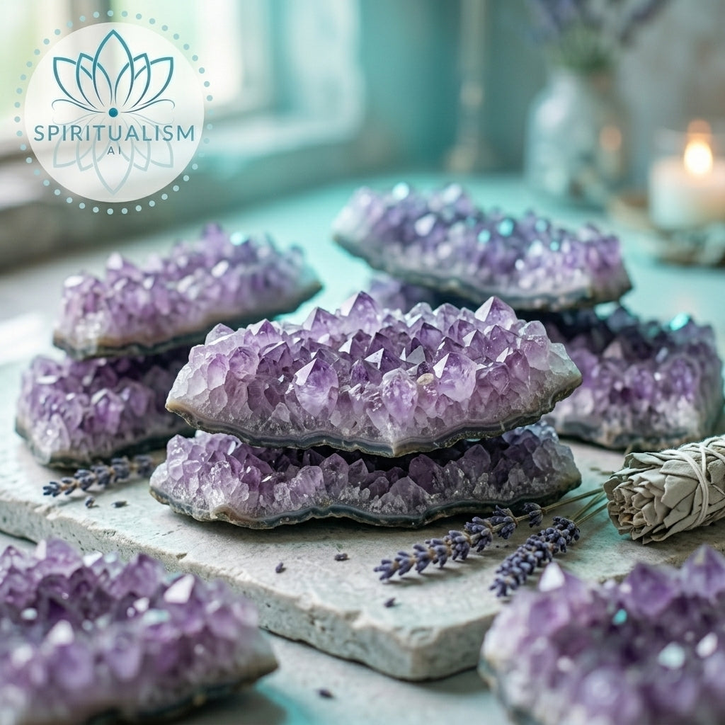 Amethyst B Grade Cluster | Natural Crystal | Altar Stone | Stardust Market