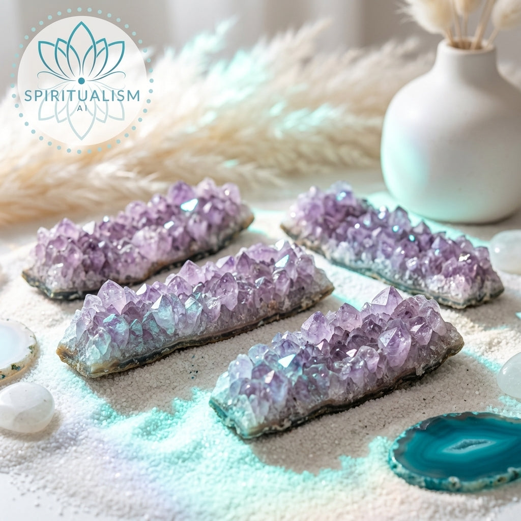 Amethyst B Grade Cluster | Natural Crystal | Altar Stone | Stardust Market