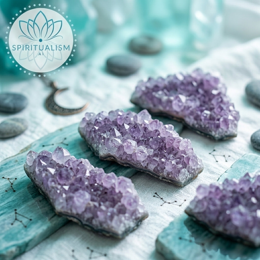 Amethyst B Grade Cluster | Natural Crystal | Altar Stone | Stardust Market